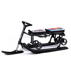 Игрушка Снегокат детский 507 "TWINS BABY Wheel" для двоих (Лисёнок)