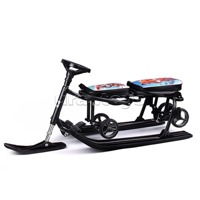 Игрушка Снегокат детский 507 "TWINS BABY Wheel" для двоих (Лисёнок)