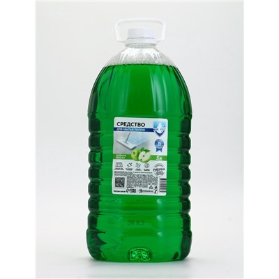 Средство для мытья пола, 5 л, аромат зелёное яблоко, Mr.Быт