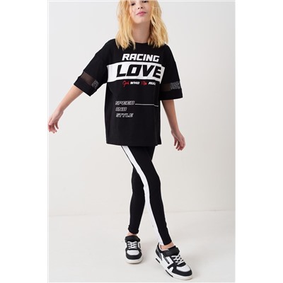 Брюки трикотажные для девочек (легинсы) PLAYTODAY, 1240266