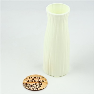 Ваза для цветов с подставкой Enjoy пластиковая, 20×6 см
