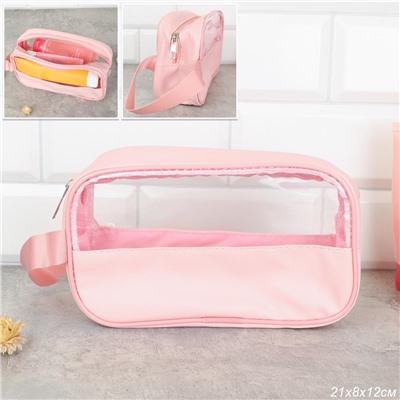 Сумка-органайзер 12х21х7 см / XN-026PN /уп 100/розовая