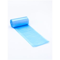 Мешки для мусора в рулоне, 30 л, синие, ПНД, толщина 10 мкм, 50 шт.