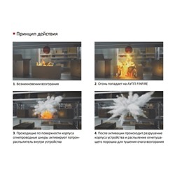 Автономная установка пожаротушения "Сфера" FINFIRE красная