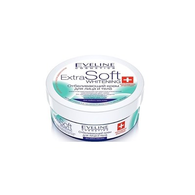 EVELINE Extra soft Whitening Отбеливающий Крем для лица и тела 200мл