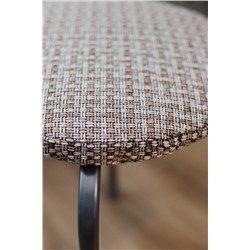 Сидушка на табурет Плетенка черная 32х32