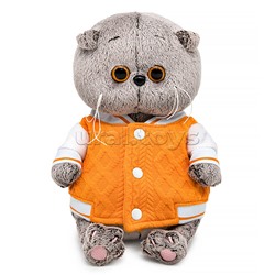 Кот Басик BABY в бомбере на кнопках