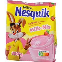 Nesquik. Молочный коктейль Клубника 350 гр. мягкая упаковка