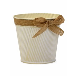 Кашпо «Ведёрко Гленн», 13×13×12 см, бежевое