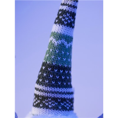 Фигура текстиль «Новогодний лосик» 58 см, 10 LED, от батареек CR2032×1, свечение тёплое белое