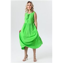 Платье штапель  6103/01/Салатовый