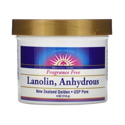 Heritage Store, Lanolin, Anhydrous, 4 oz (114 g)