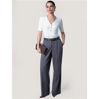 Брюки-палаццо из поливискозы