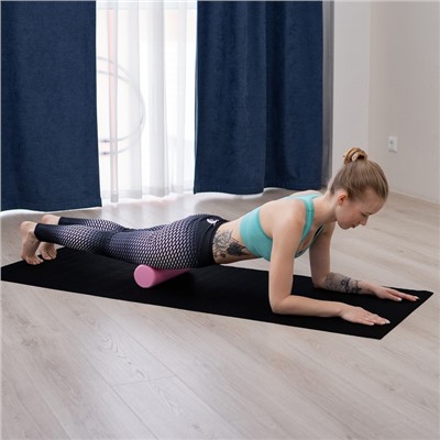 Ролик массажный Sangh, 30×9 см, цвет розовый