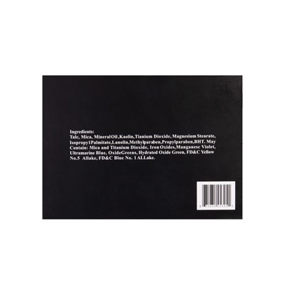 NJ Cosmetics Палетка глиттеров для лица с блестками