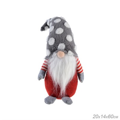 Новогоднее украшение Гном 48 см / HS20696 /уп 60/*