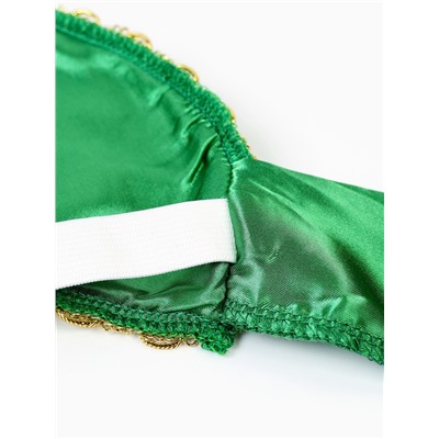 Кокошник «Хозяйка Медной горы», зелёный, р-р 54-58