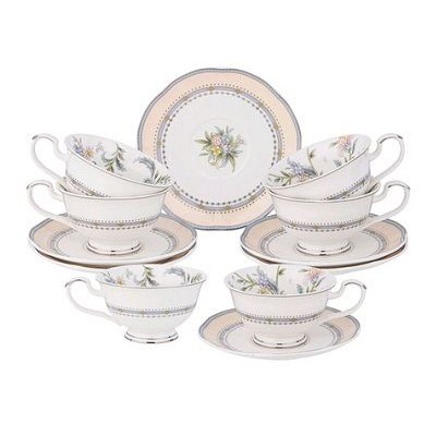 Чайный набор 12пр, 6 перс, 270мл, GARDEN фрф LEFARD п/уп