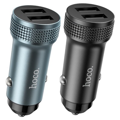 Адаптер Автомобильный Hoco Z49 Level 5V/2A (black)