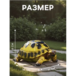 Садовая фигура из полистоуна «Черепашка», 8×18×11 см