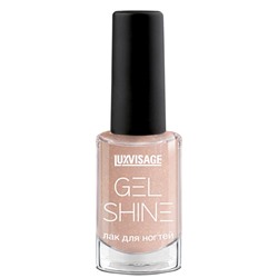Лак для ногтей GEL SHIINE 102 Светлый бежевый с шиммером