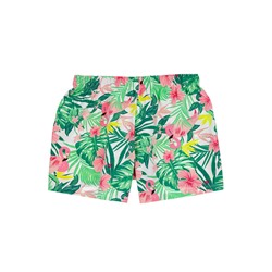 Комплект трикотажный для девочек: фуфайка (футболка), шорты