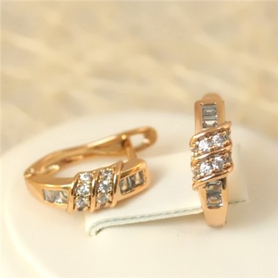 Серьги позолота H01-14292
