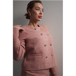 Женский твидовый костюм с юбкой Happyfox