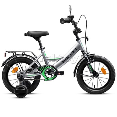 Велосипед 14" Rocket Gem, цвет серый