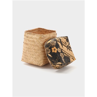 Корзинка плетёная «Масарта», 16×16×18 см