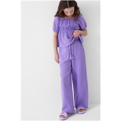 Комплект текстильный для девочек: блузка, брюки PLAYTODAY, 1240283