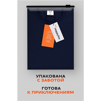 Детская однотонная футболка Happyfox