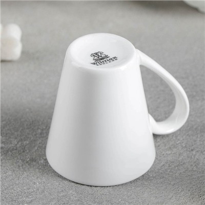 Чашка кофейная Wilmax, 110 мл, фарфор, цвет белый