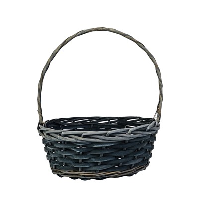 УЦЕНКА Набор корзин плетеных, 36 x 36 x 14 x 37см/30 x 30 x 12.5 x 32см/25x25x11x28см, ива