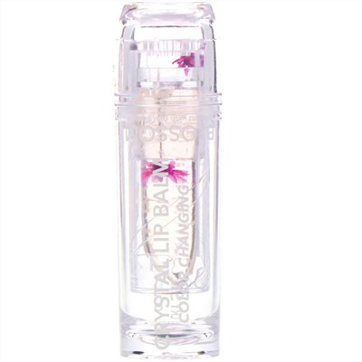 Blossom, Crystal, бальзам для губ, меняющий цвет, розовый, 3 г