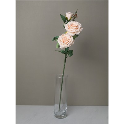 Цветок искусственный Роза 63 см / GT41-27 /уп 72/360/ (Белый)