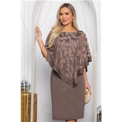 Платье Твой выход (кофе) П14584-7М