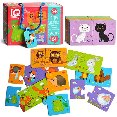 IQ игры для самых маленьких. Парочки. Угадай, чей малыш 2+ Запуск речи