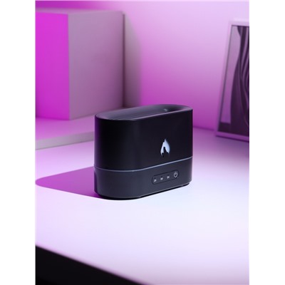 Увлажнитель воздуха LHU-15, ультразвуковой, 250 мл, эффект пламени, 4.5 Вт, 3 режима, подсветка, USB