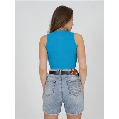 Кроп топ Желание (Бирюза)