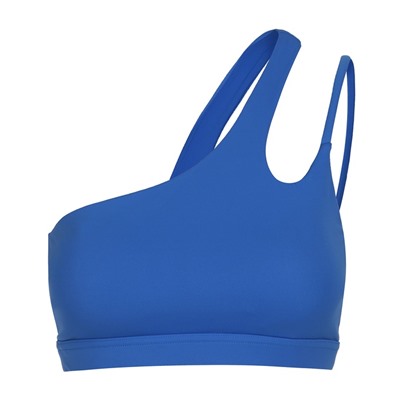 Топ спортивный ONLYTOP Asymmetry, размер S, синий