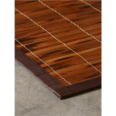 Коврик плетёный из кокосовых листьев, 60×40×0.7 см