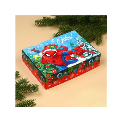 Коробка складная «С Новым годом», 21×15×5 см