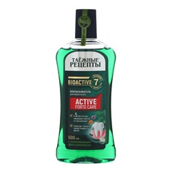 Ополаскиватель для рта «Таёжные рецепты» Bioactive, форте, 500 мл