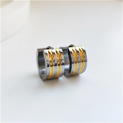Серьги из стали