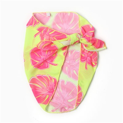 Купальник раздельный для девочек, цвет салатовый, рост 122-128 см