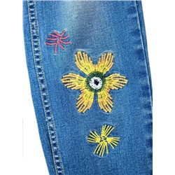 Skinny CONTE Ультрамодные джинсы Skinny с вышивкой CON-32