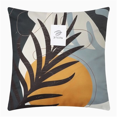 Набор декоративных наволочек Этель Morning 45×45 см - 2 шт., полиэстер, велюр