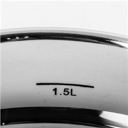 2141-1 Набор посуды 6пр, 2,7л, 3,6л, ковш 1,9л, нерж. Сталь (х4)