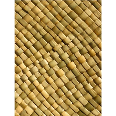Сумка плетёная на молнии из пандана, 30×10×35 см, светло-коричневая